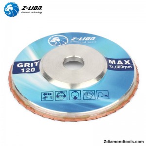 ZL-WMC6401 δίσκοι λείανσης με διαμάντια αλουμινίου γρανίτη για πέτρα