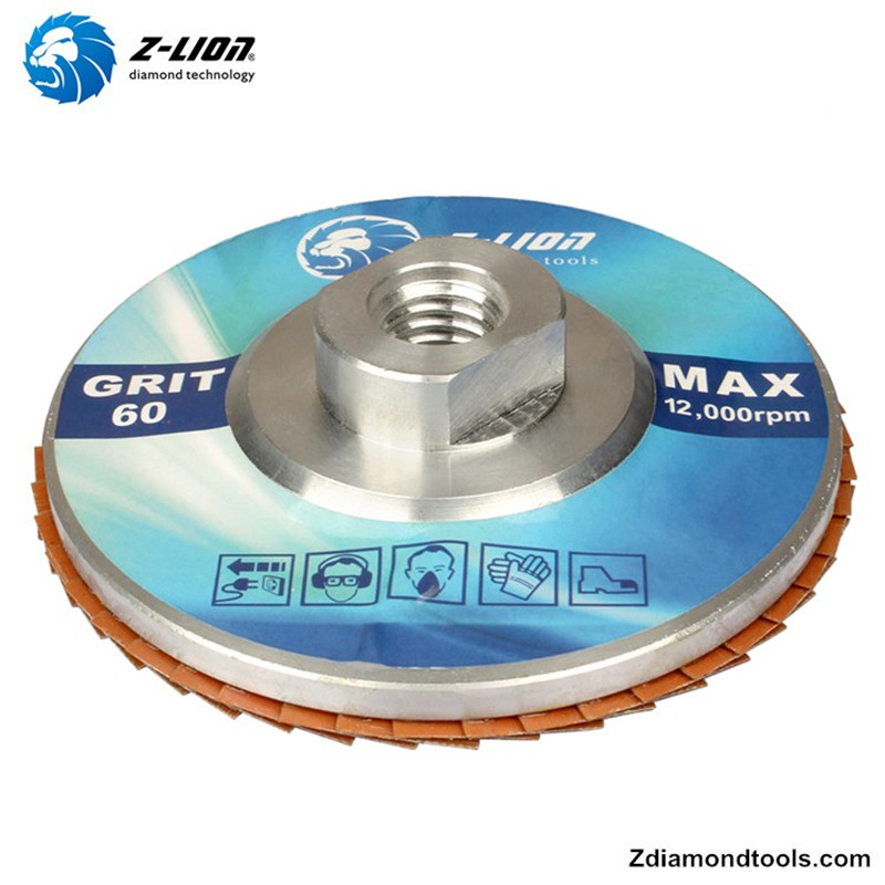 ZL-WMCY01 αλουμίνιο 4 δίσκο λείανσης διαμαντιών με νήμα για κεραμικά, χάλυβα