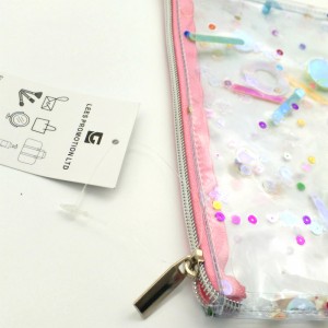 PVC glitter καλλυντικός σάκος