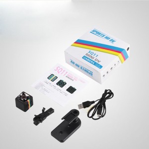 Φορητή φωτογραφική μηχανή Mini Pocket Real HD 720P SQ11 με προβολή 140 μοιρών
