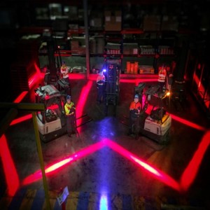 Φωτεινό φωτιστικό LED φωτισμού Stacker Μπλε \/ κόκκινο χρώμα