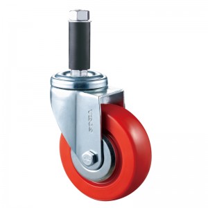 Μεσαίο καθήκον - Επιχρωμιωμένο περίβλημα με κόκκινο τροχό TPE