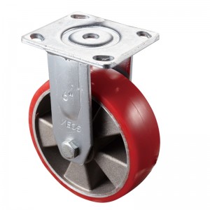 Heavy Duty - Επιχρωμιωμένο περίβλημα με κόκκινο τροχό TPE