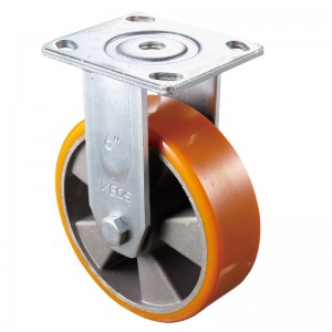 Heavy Duty - Επιχρωμιωμένο περίβλημα με κίτρινο τροχό TPE