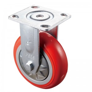 Heavy Duty - Επιχρωμιωμένο περίβλημα με κόκκινο τροχό TPE