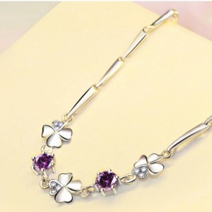 Saphire γυναικείο βραχιόλι κυβικό ζιρκονία βραχιόλι