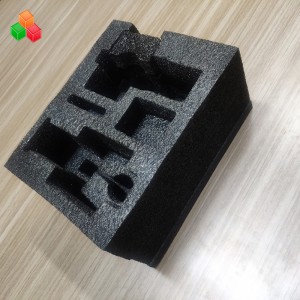 προσαρμοσμένο πακέτο κοπής καλουπιών epe εσωτερικός αφρός αδιάβροχο πολύχρωμο ένθετο αφρού epe για το υλικό συσκευασίας μπουκαλιώ...