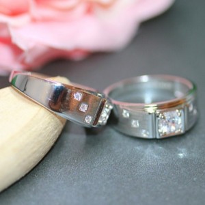 Οι άνδρες δαχτυλίδια δαχτυλίδια κυβικά ζιρκονία άνδρες δαχτυλίδια 925 ασημένια πλατίνα υποσχέσεις για τους άνδρες