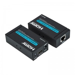 V2.0 Extender HDMI 60m Πάνω από ένα στήριγμα καλωδίου cat5e \/ 6 Ultra HD 4Kx2K @ 60Hz HDCP2.2