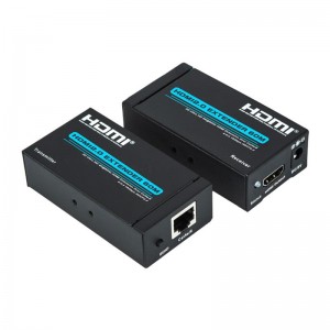 V2.0 Extender HDMI 60m Πάνω από ένα στήριγμα καλωδίου cat5e \/ 6 Ultra HD 4Kx2K @ 60Hz HDCP2.2