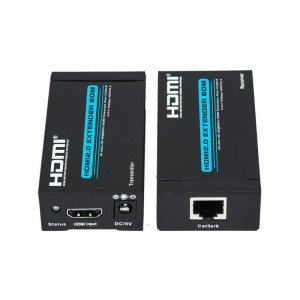 V2.0 Extender HDMI 60m Πάνω από ένα στήριγμα καλωδίου cat5e \/ 6 Ultra HD 4Kx2K @ 60Hz HDCP2.2