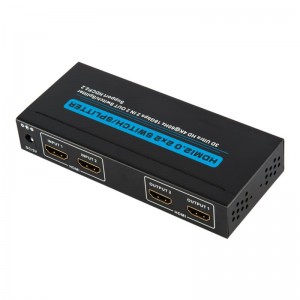 V2.0 HDMI 2x2 Διακόπτης \/ Splitter Υποστήριξη 3D Ultra HD 4Kx2K @ 60Hz HDCP2.2