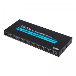 V2.0 HDMI 2x8 Υποστήριξη Switch \/ Splitter 3D Ultra HD 4Kx2K @ 60Hz HDCP2.2