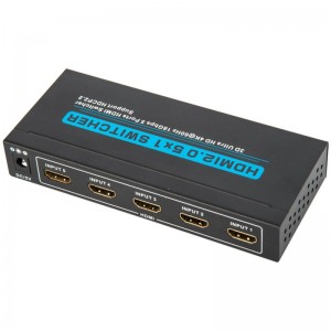 V2.0 Υποστήριξη Switcher HDMI 5x1 3D Ultra HD 4Kx2K @ 60Hz HDCP2.2