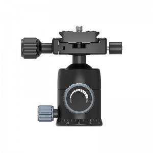 KINGJOY G0S νέα σχεδίαση 360 μοίρες περιστροφική κεφαλή μπάλα με πλάκα γρήγορης απελευθέρωσης arca swiss