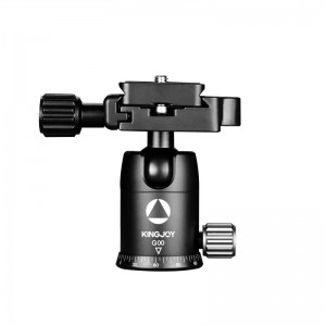 KINGJOY G00 νέα σχεδίαση 360 μοίρες περιστροφική κεφαλή μπάλα με πλάκα γρήγορης απελευθέρωσης arca swiss