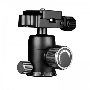 KINGJOY G00 νέα σχεδίαση 360 μοίρες περιστροφική κεφαλή μπάλα με πλάκα γρήγορης απελευθέρωσης arca swiss