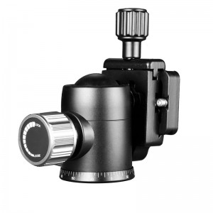 KINGJOY G0 νέα σχεδίαση 360 μοίρες περιστροφική κεφαλή μπάλα με πλάκα γρήγορης απελευθέρωσης arca swiss