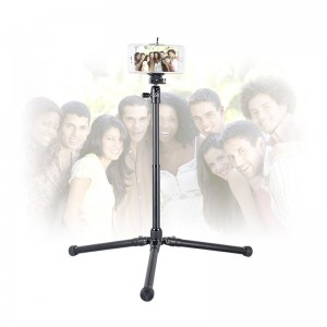 Kingjoy SC056 5 πτυσσόμενα κιτ τρίποδων με χαμηλή γωνία λήψης και κεντρική στήλη μπορούν να χρησιμοποιηθούν ως μονόποδα