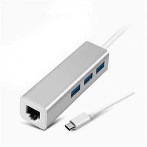 Υπολογιστής USB τύπου C έως LAN (1000M) + USB 3.0x3