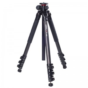 Kingjoy επαγγελματική ελαφριά κάμερα τρίποδα ινών άνθρακα για φωτογραφία F1208R