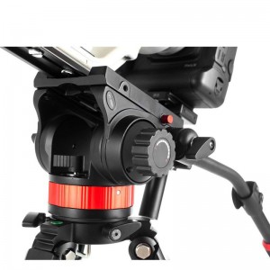 Kingjoy K5207 Heavey Duty οπτικών ινών άνθρακα βίντεο και τρίποδο φωτογραφιών