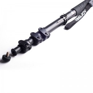 KINGJOY Κάμερα Monopod Alpenstock, Αλουμινένιο Flip Lock Μονόποδο βιντεοκάμερας με βιντεοκάμερα 1\/4 \"& 3\/8\" για κάμερες DSLR Βαλβίδα με βαλβίδες φωτο...