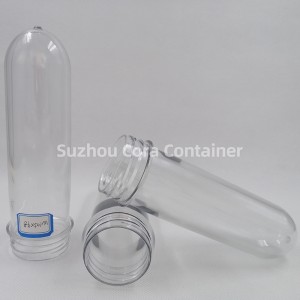 41mm 105g Μέγεθος λαιμού 48mm Plasitc Pet Preform για λάδι νερού ποτών