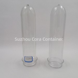39mm 120g Μέγεθος λαιμού 46mm Plasitc Pet Preform για λάδι ποτού νερού