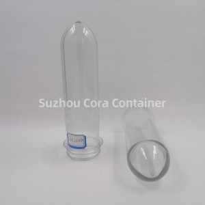 39mm 110g Μέγεθος λαιμού 46mm Plasitc Pet preform για λάδι νερού ποτών