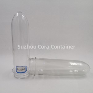 39mm 83G Μέγεθος λαιμού 46mm Plasitc Pet preform για λάδι νερού ποτών