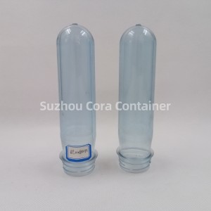 32mm 80g Μέγεθος λαιμού 38mm Plasitc Pet preform για λάδι ποτού νερού