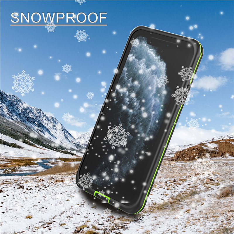 Κορυφαία θήκη iphone phone 11 pro max waterpro waterpro cell pop (black) με συμπαγές χρώμα πίσω κάλυμμα