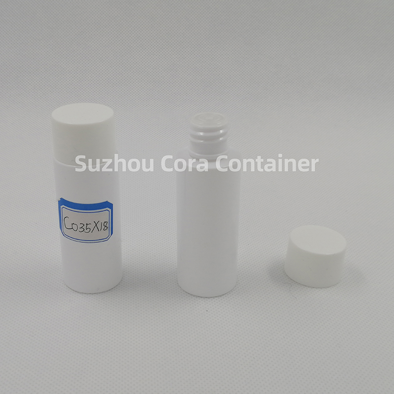 35ml Μέγεθος λαιμού 18mm Πλαστικός Πλαστικός Φιάλης με Καπέλο Screwing