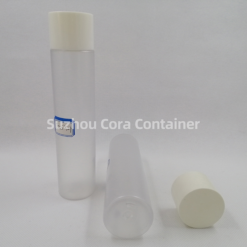 215ml Μέγεθος λαιμού 24mm Μέγεθος πετών Πλαστικός Πλαστικός Φιάλης με Καπέλο Screwing
