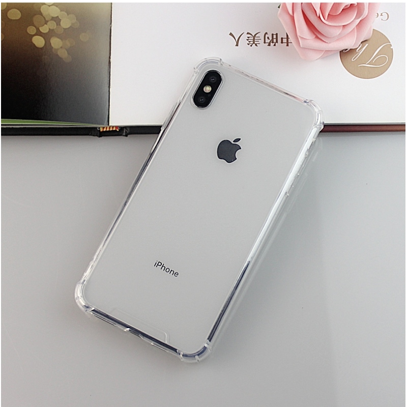 Πολύ καθαρή θήκη τηλεφώνου TPU + PC iPhone XS Max με γωνίες αντίκρουσης