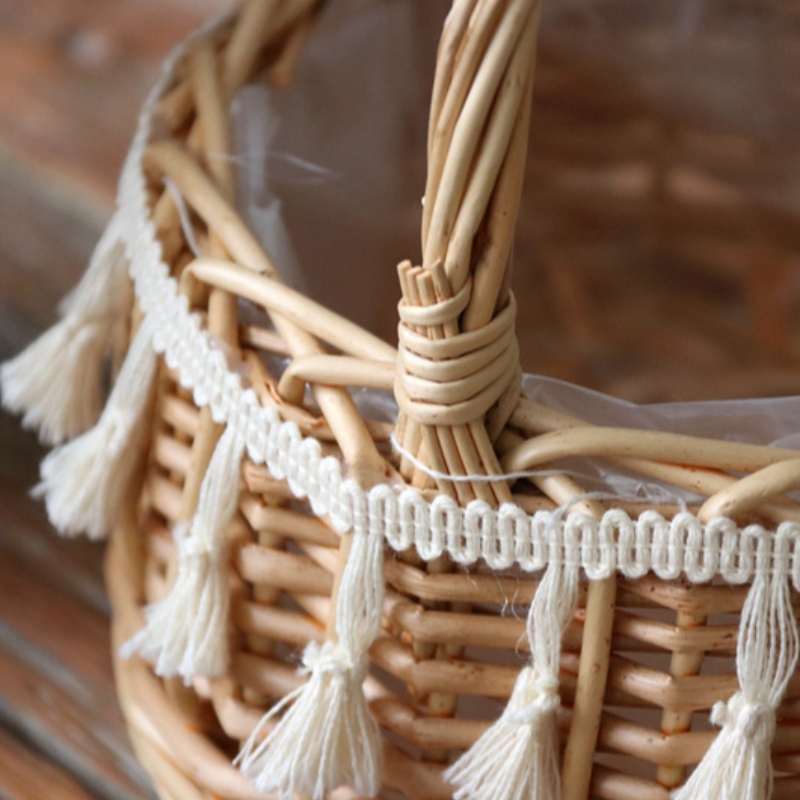 Χειροποίητο καλάθι αποθήκευσης