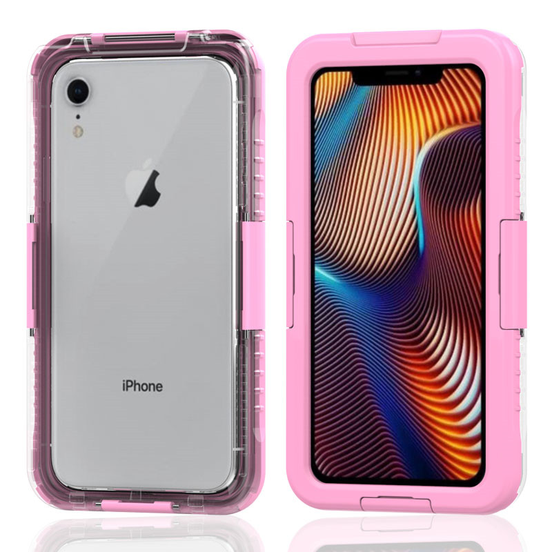 Φτηνό iphone XR case lifensable wher&35;101· για να αγοράσει υποθαλάσσια θήκη iphone αδιάβροχη θήκη για τηλέφωνο και πορτοφόλι (ροζ)