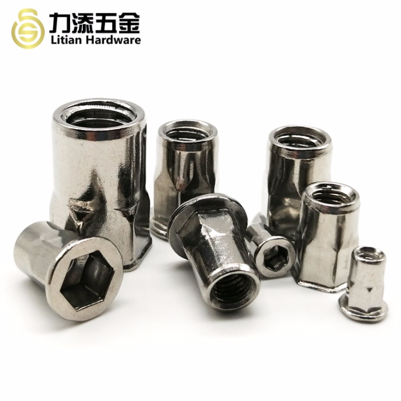 εργοστάσιο χονδρικής M3-M12 από ανοξείδωτο χάλυβα τυφλό εξαγωνικό παξιμάδι