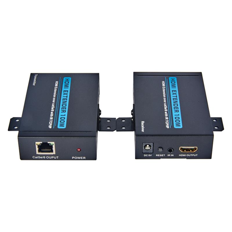 V1.3 Επέκταση HDMI 100μ πάνω από ένα καλώδιο cat5e/6 Υποστήριξη πλήρους HD 1080P
