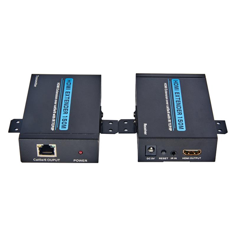 V1.3 HDMI Extender 150 μέτρα πάνω από ένα καλώδιο cat5e \/ 6 Υποστήριξη Full HD 1080P