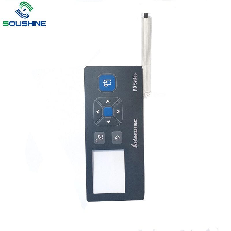 Υψηλής ποιότητας 3x3 4x4 3x4 9 16 πλήκτρα Ασημί αγωγός Μεμβράνη διακόπτη μελάνης πληκτρολόγιο \/ πληκτρολόγιο με συνδετήρα