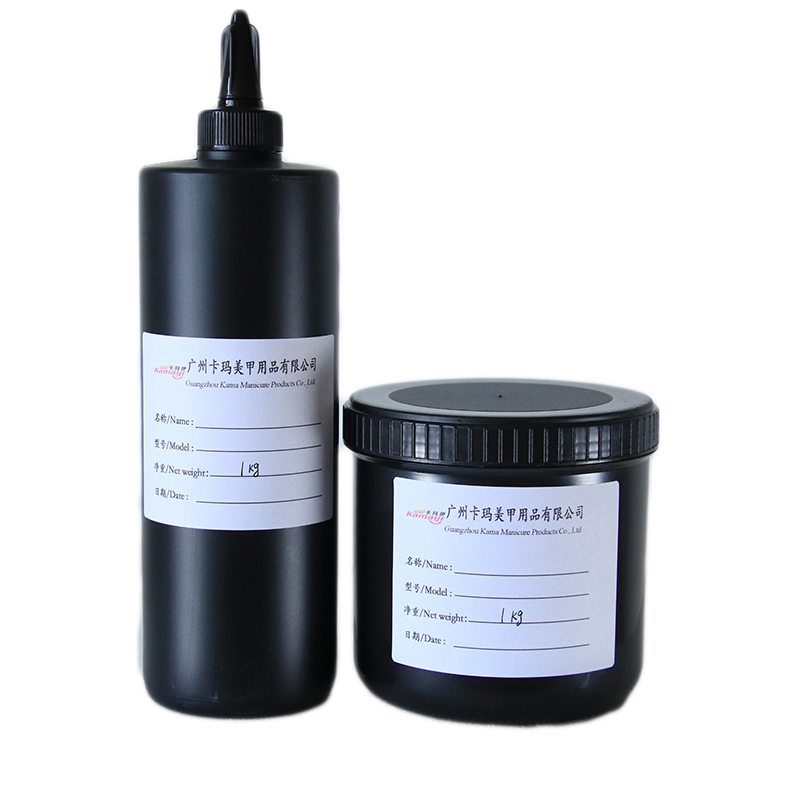 Kamayi γαλλικό καρφί UV κατασκευαστής πηκτής απορροφούν τα μάτια γέλη επέκταση των πρώτων υλών φυσικό διαφανές χρώμα uv gel 1kg