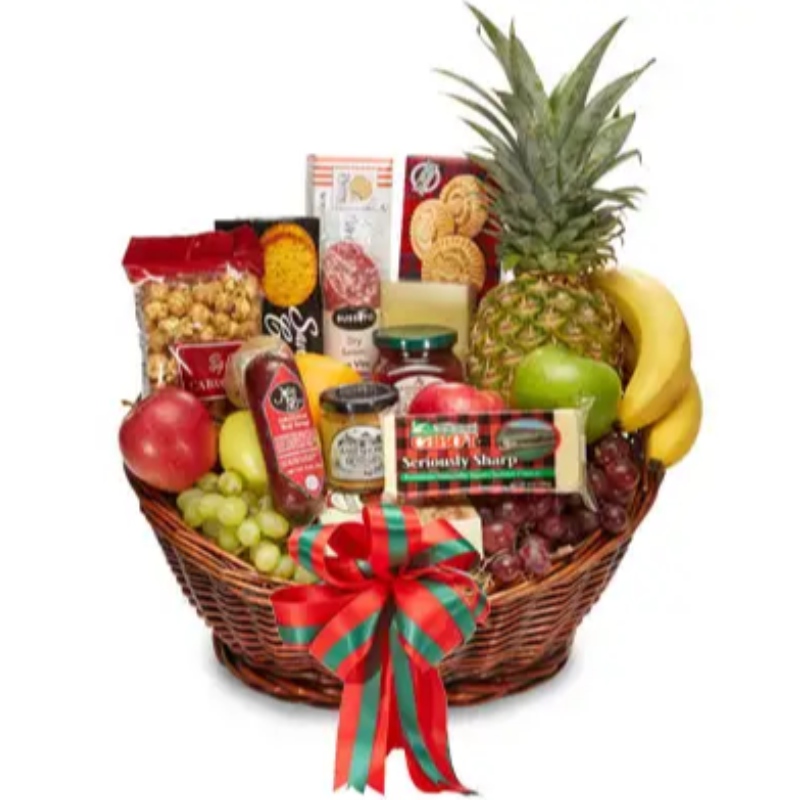 Χριστουγεννιάτικο καλάθι δώρων