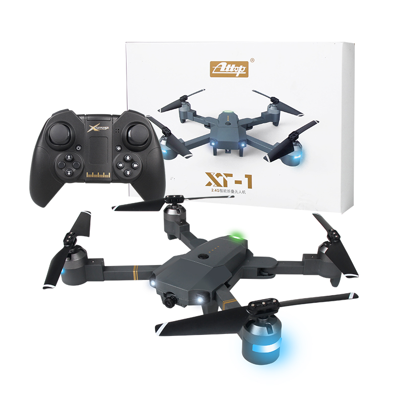 2019 Hot XT-1 Drone με φωτογραφική μηχανή WIFI Mini Pocket Dron Πτυσσόμενο RC Quadcopter