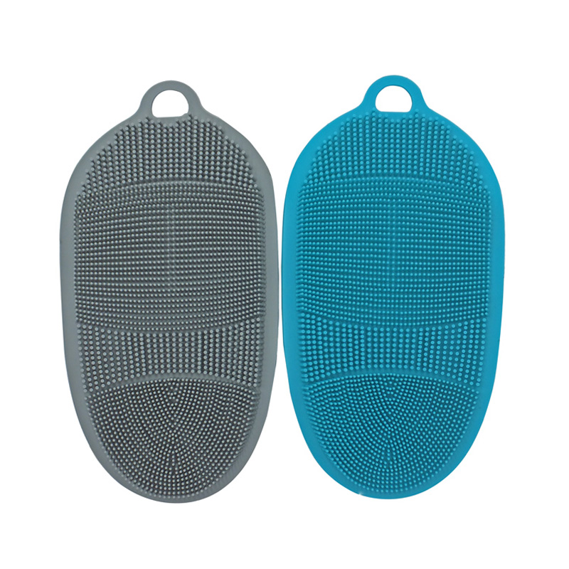 BPA Free Durable σιλικόνης Κουζίνα καθαρή πινέλο πλύσης