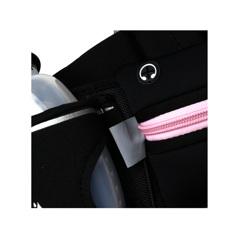 Προσαρμοσμένη εξωτερική σπορ κάτοχος μπουκαλιών νερού αδιάβροχη ζώνη μέσης λειτουργίας