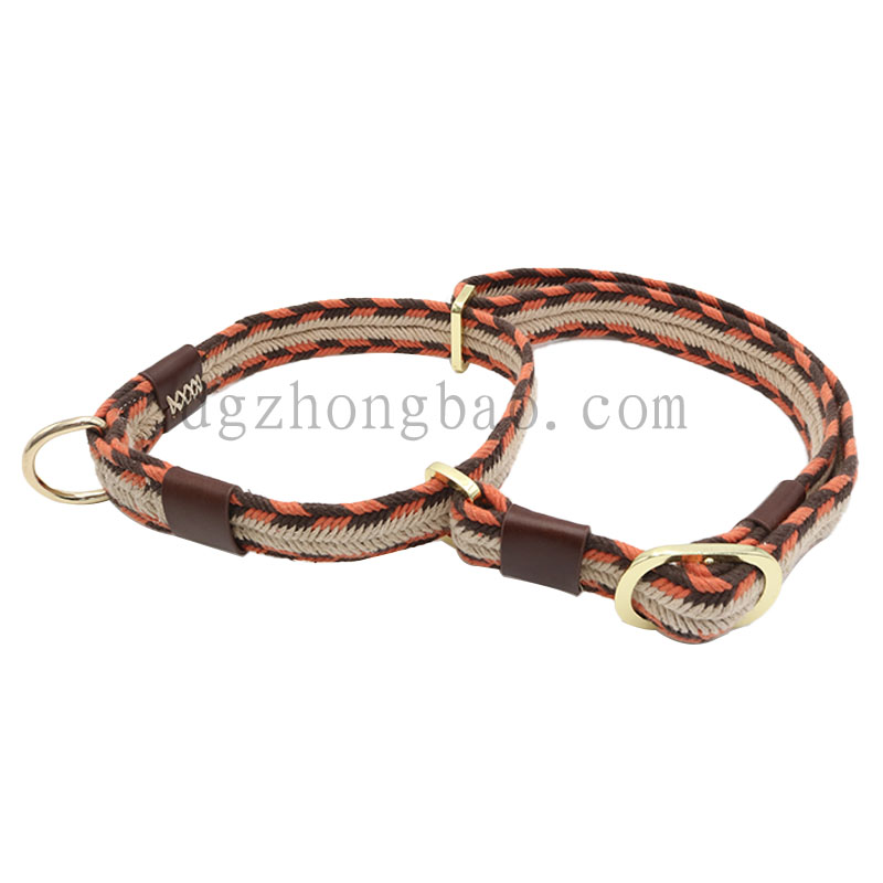 Pet περιλαίμια και λουρί χρώμα αντίθεση πλέξιμο βολικό