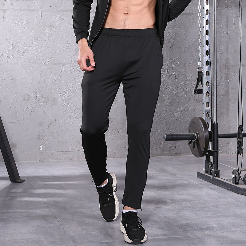 FDM024-Mens Gym Jogger Pants with Zipper Pocket