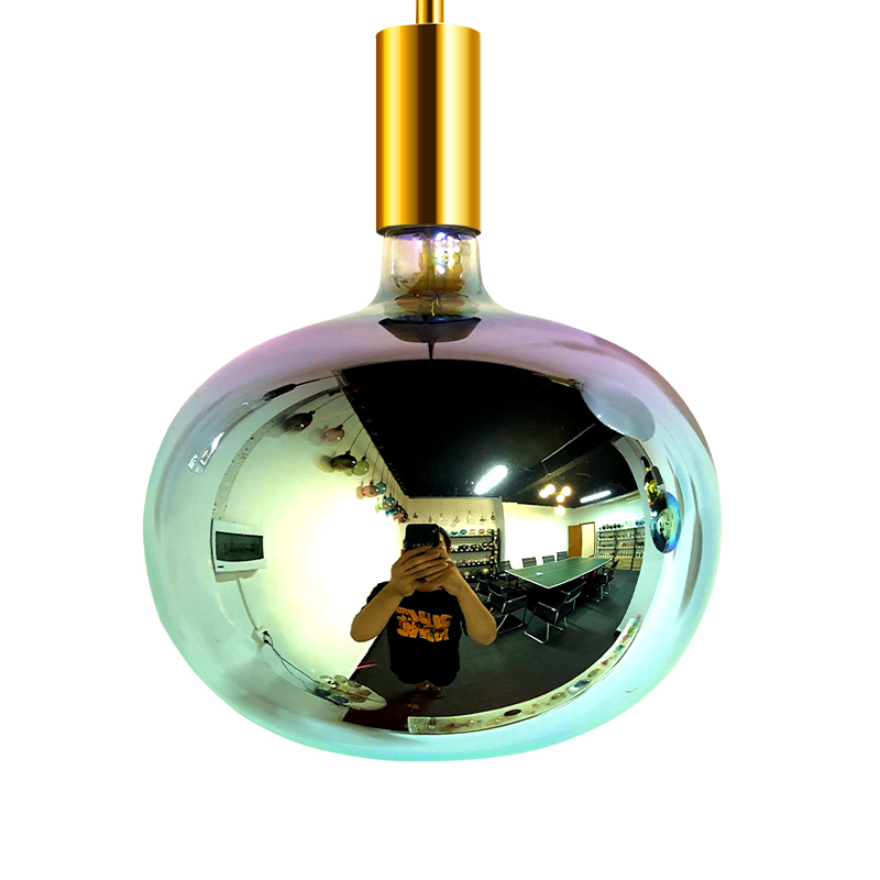 G220 Egg 230v πολύχρωμη μόδα όμορφη διακοσμητική σπειροειδής λαμπτήρας πυράκτωσης